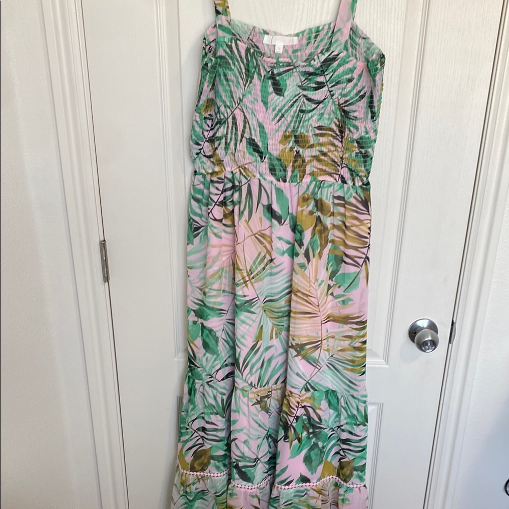 Adyson Parker Tropical Print Maxi Dress
